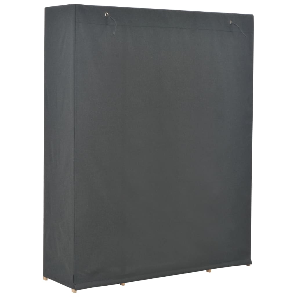 Kledingkast 135x40x170 cm stof grijs is nu te koop bij PeponiXL, paradijselijk wonen!
