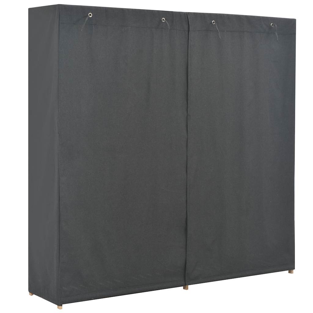 Kledingkast 173x40x170 cm stof grijs is nu te koop bij PeponiXL, paradijselijk wonen!