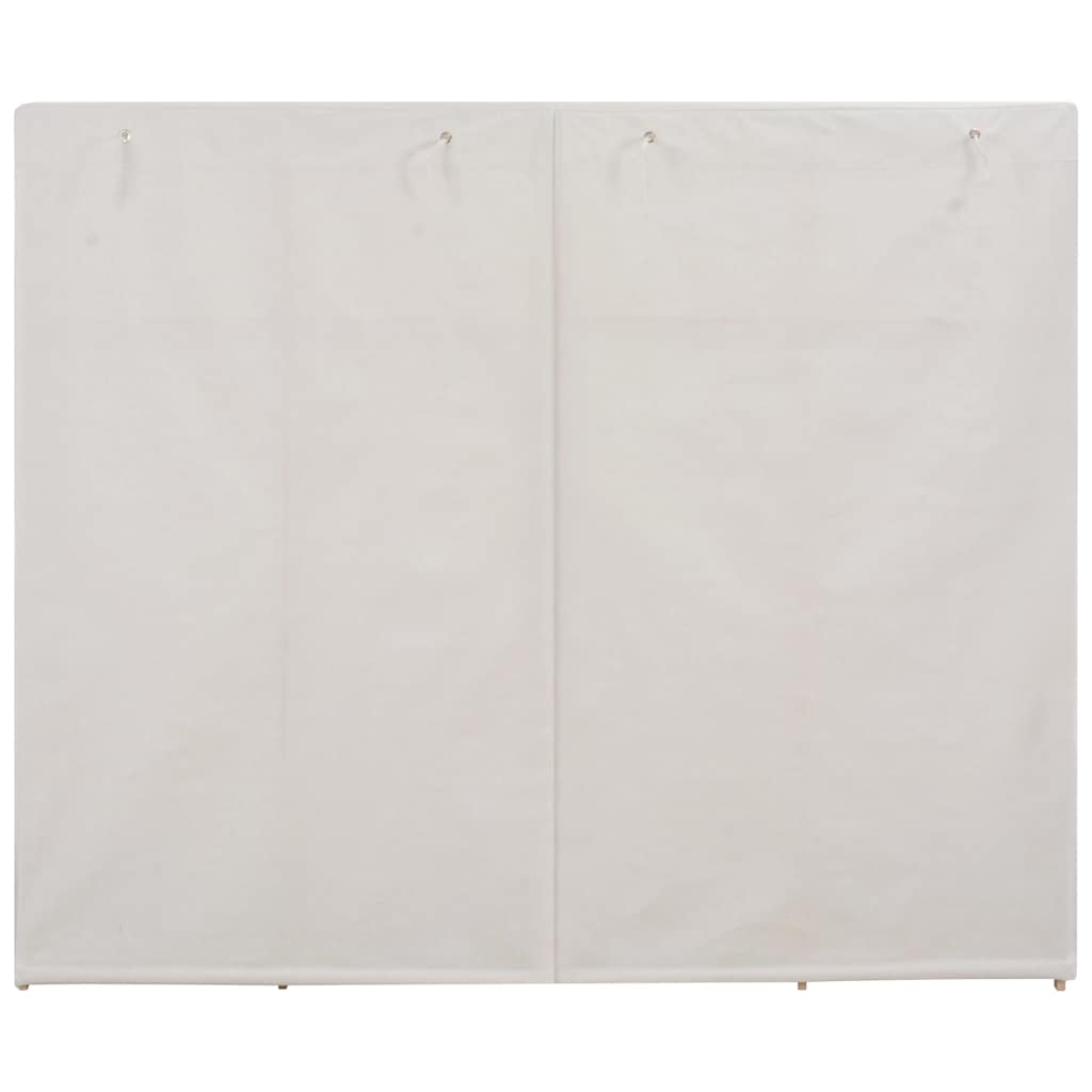 Kledingkast 200x40x170 cm stof wit is nu te koop bij PeponiXL, paradijselijk wonen!