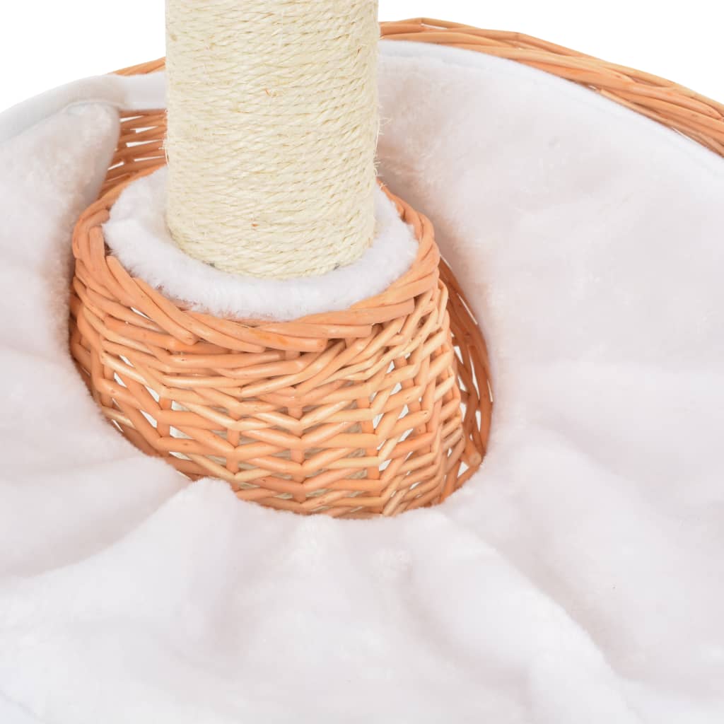 Kattenkrabpaal met sisal krabpaal natuurlijk wilgenhout is nu te koop bij PeponiXL, paradijselijk wonen!