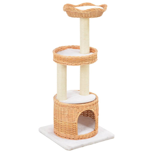 Kattenkrabpaal met sisal krabpaal natuurlijk wilgenhout is nu te koop bij PeponiXL, paradijselijk wonen!