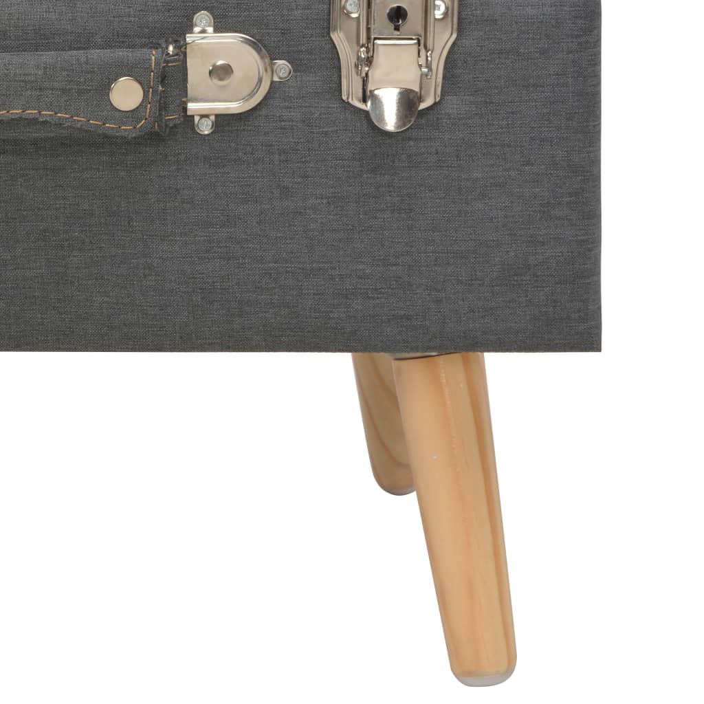 Opbergkrukken 3 st stof donkergrijs is nu te koop bij PeponiXL, paradijselijk wonen!