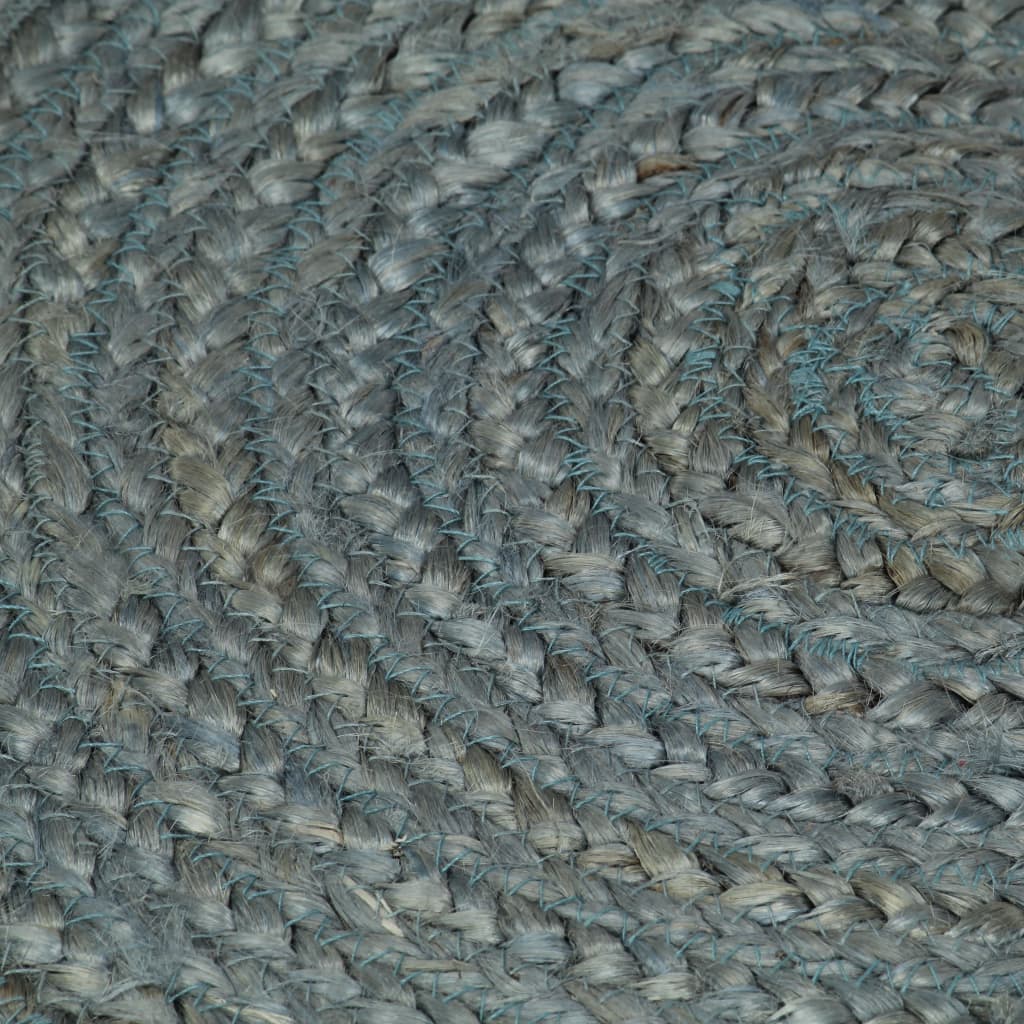Vloerkleed handgemaakt rond 150 cm jute olijfgroen is nu te koop bij PeponiXL, paradijselijk wonen!