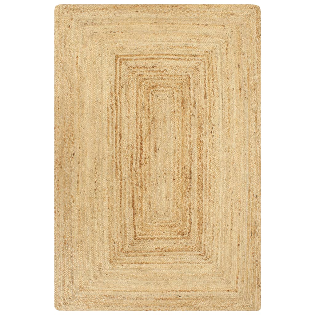 Vloerkleed handgemaakt 80x160 cm jute naturel is nu te koop bij PeponiXL, paradijselijk wonen!