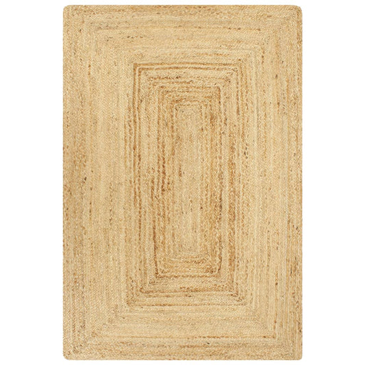 Vloerkleed handgemaakt 80x160 cm jute naturel is nu te koop bij PeponiXL, paradijselijk wonen!