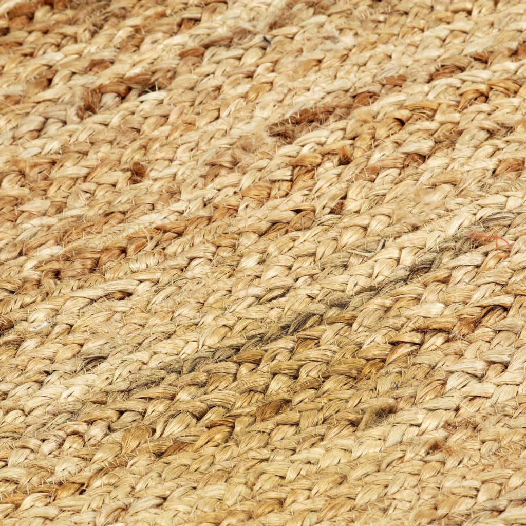 Vloerkleed handgemaakt 80x160 cm jute naturel is nu te koop bij PeponiXL, paradijselijk wonen!