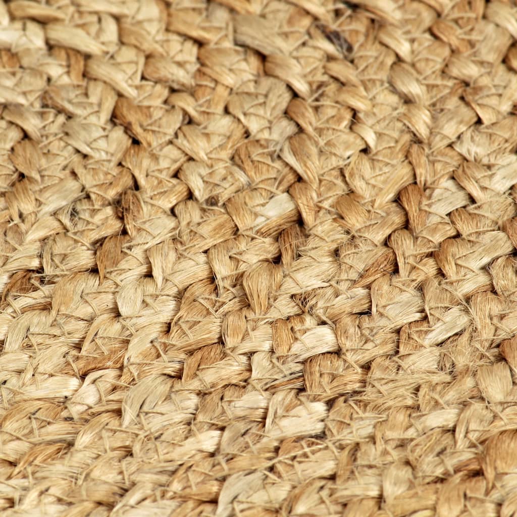 Placemats 6 st rond 38 cm jute natuurlijk is nu te koop bij PeponiXL, paradijselijk wonen!
