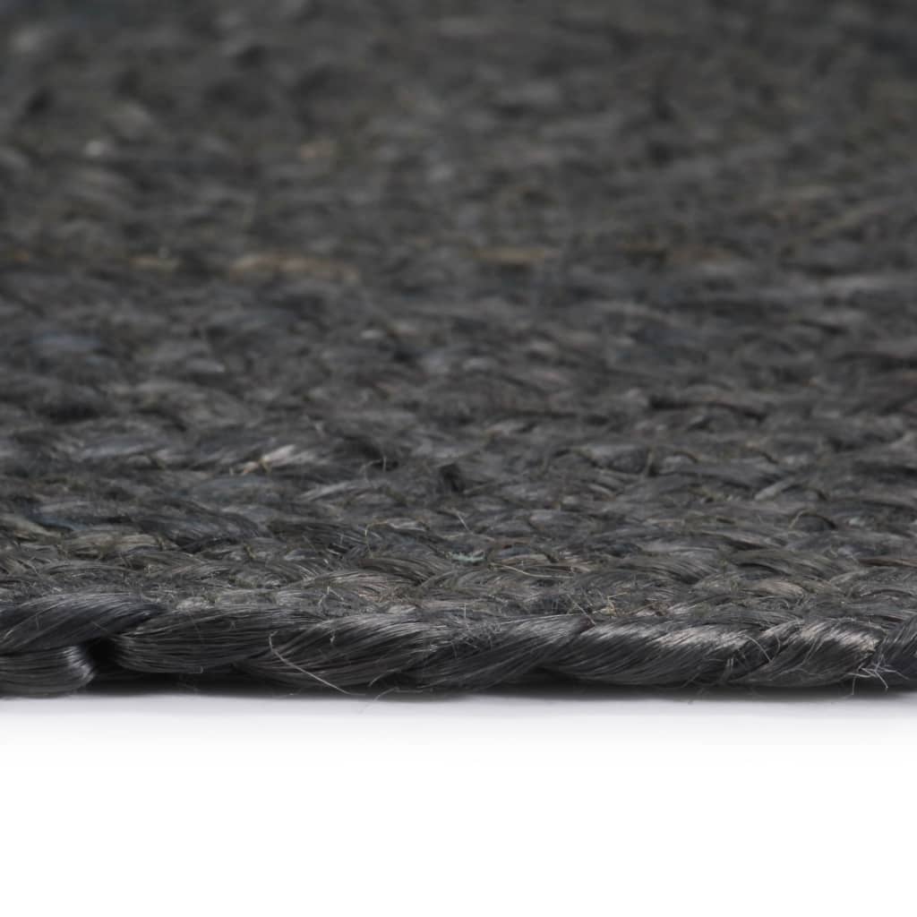 Placemats 4 st rond 38 cm jute donkergrijs is nu te koop bij PeponiXL, paradijselijk wonen!