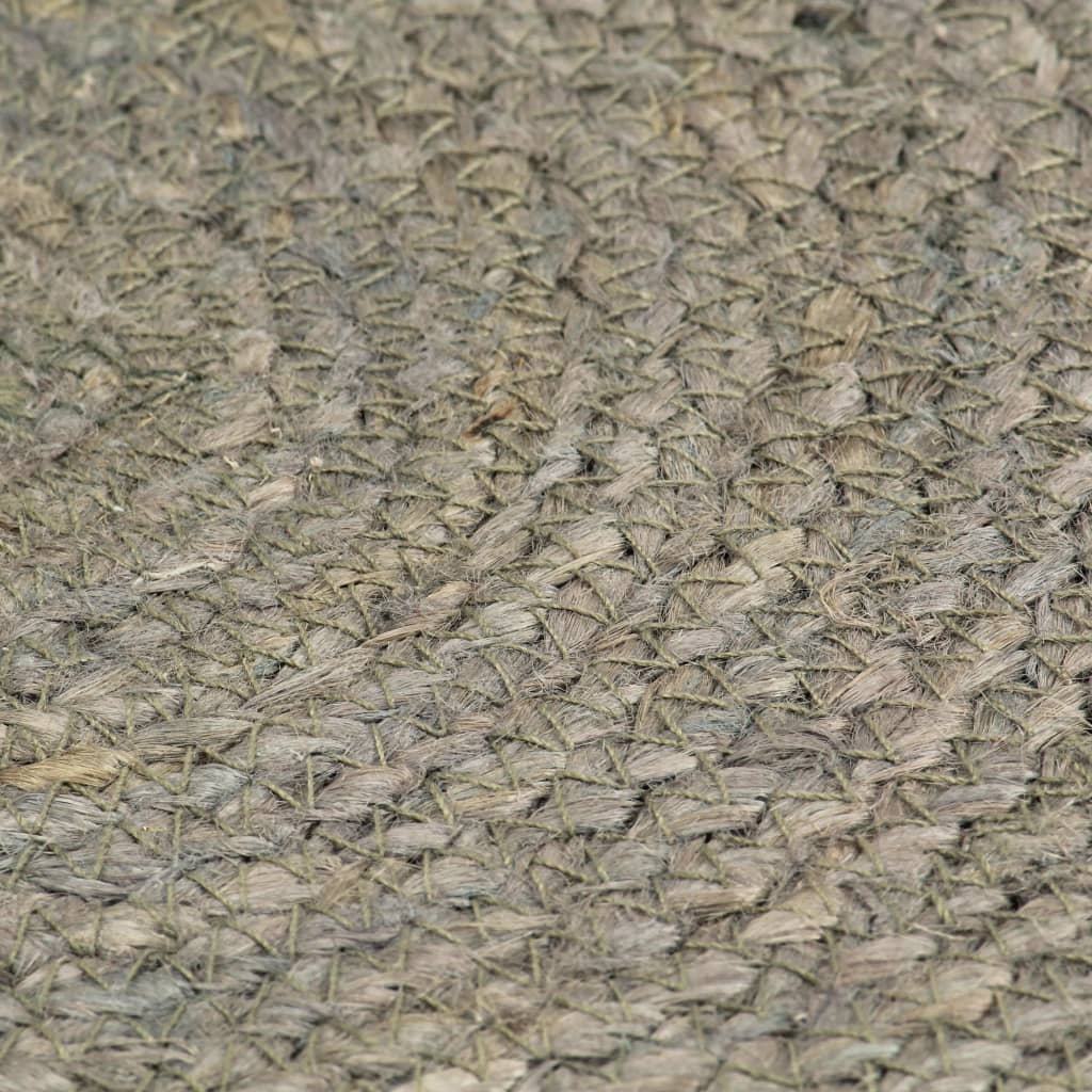 Placemats 4 st rond 38 cm jute effen grijs is nu te koop bij PeponiXL, paradijselijk wonen!