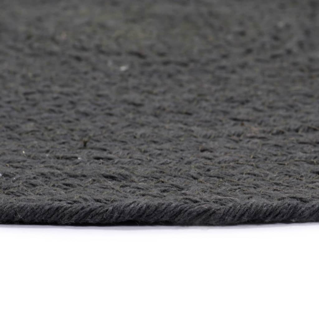 Placemats 4 st rond 38 cm katoen effen donkergrijs is nu te koop bij PeponiXL, paradijselijk wonen!