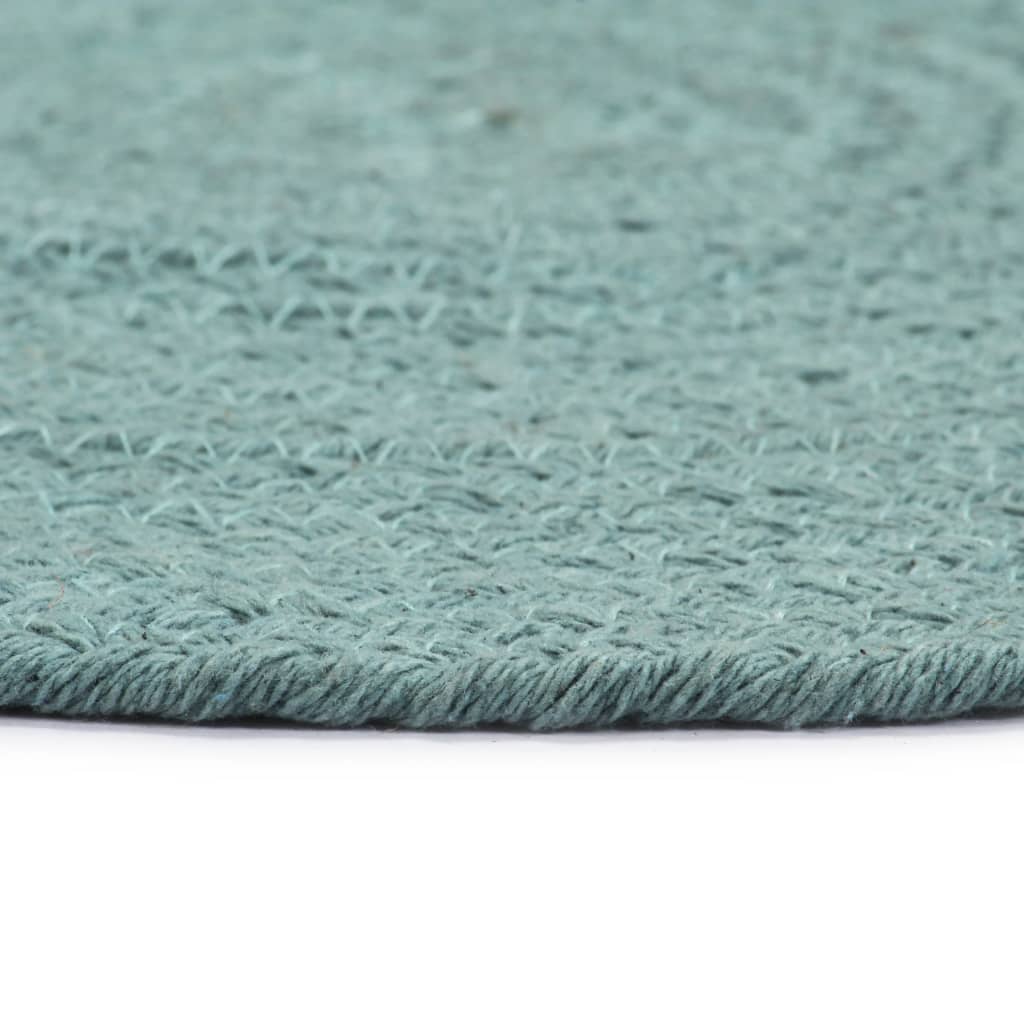 Placemats 4 st rond 38 cm katoen effen groen is nu te koop bij PeponiXL, paradijselijk wonen!