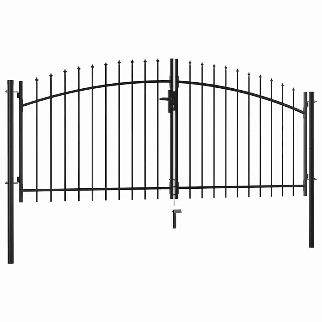 Dubbele deur hekpoort Woerden met speerpunt 299,5x149,5 cm is nu te koop bij PeponiXL, paradijselijk wonen!
