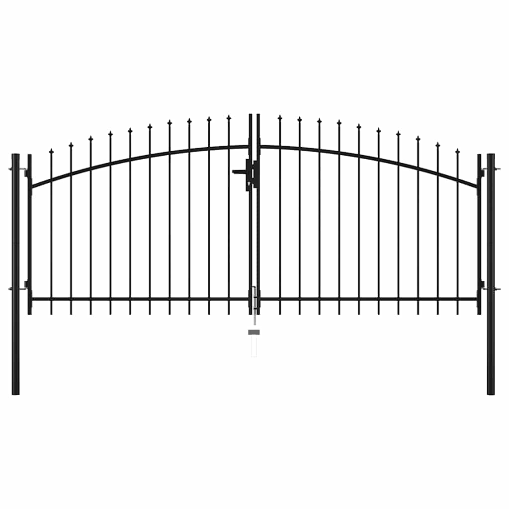 Dubbele deur hekpoort Woerden met speerpunt 299,5x149,5 cm is nu te koop bij PeponiXL, paradijselijk wonen!