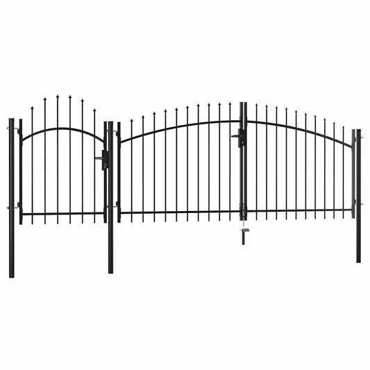 Tuinpoort Woerden staal 1x4m zwart is nu te koop bij PeponiXL, paradijselijk wonen!