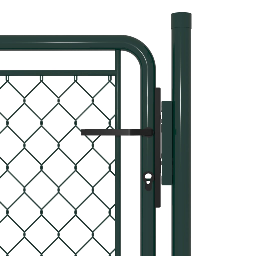 Tuinpoort staal 100x75 cm groen is nu te koop bij PeponiXL, paradijselijk wonen!