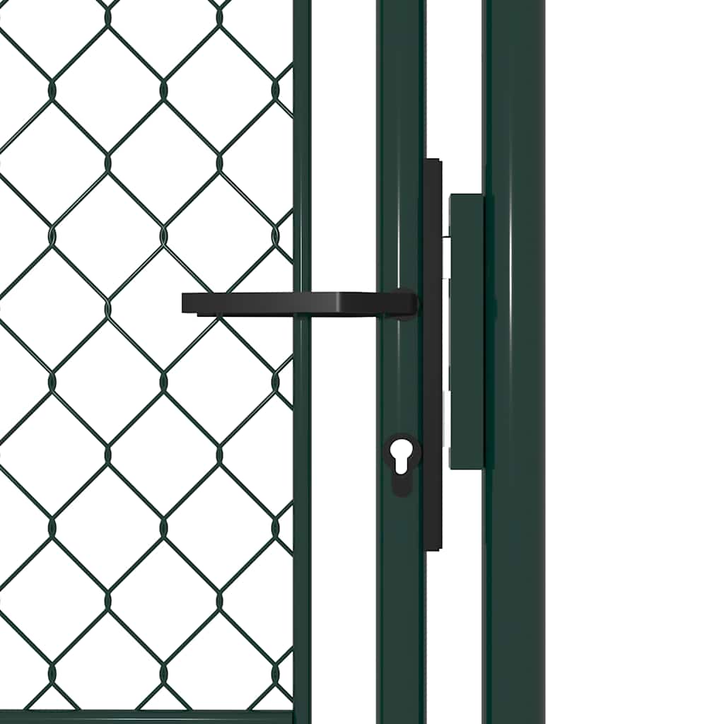 Tuinpoort staal 100x125 cm groen is nu te koop bij PeponiXL, paradijselijk wonen!