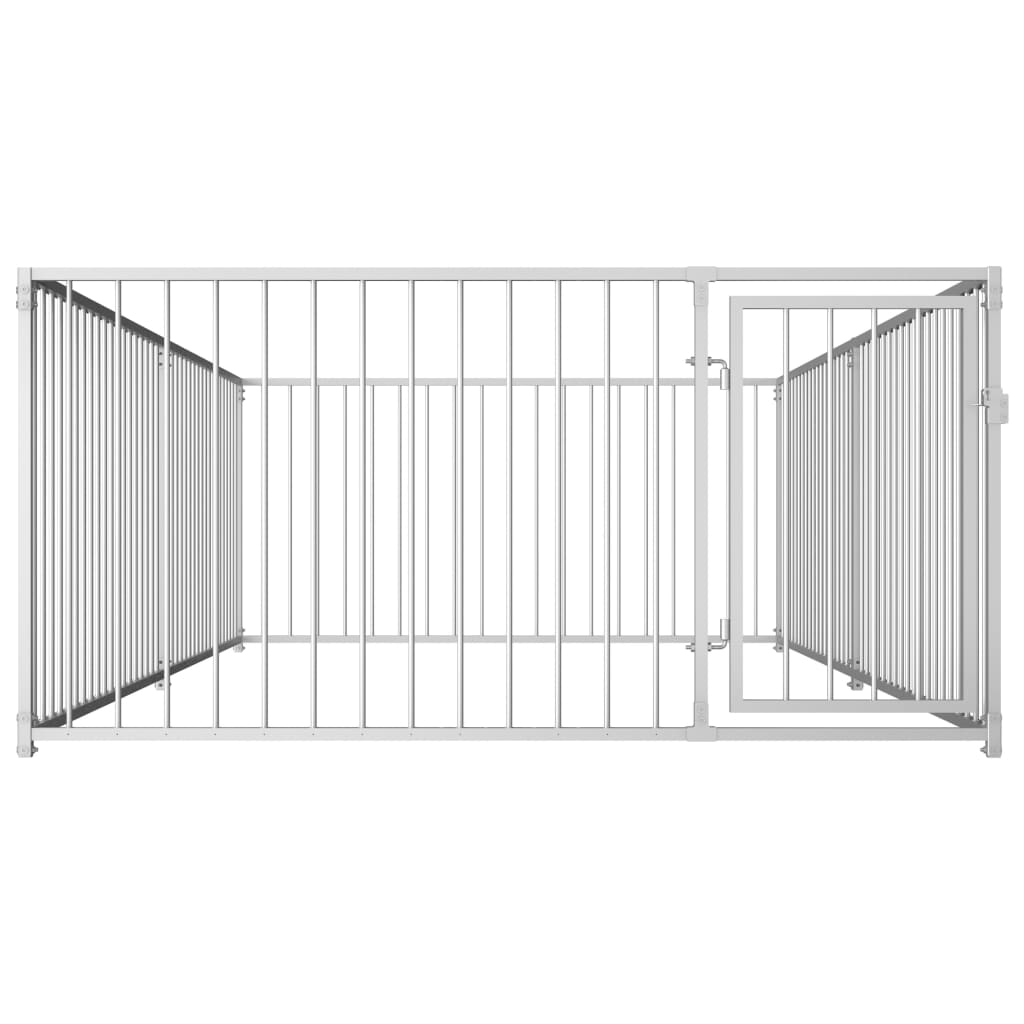 Hondenkennel voor buiten 200x400x100 cm is nu te koop bij PeponiXL, paradijselijk wonen!