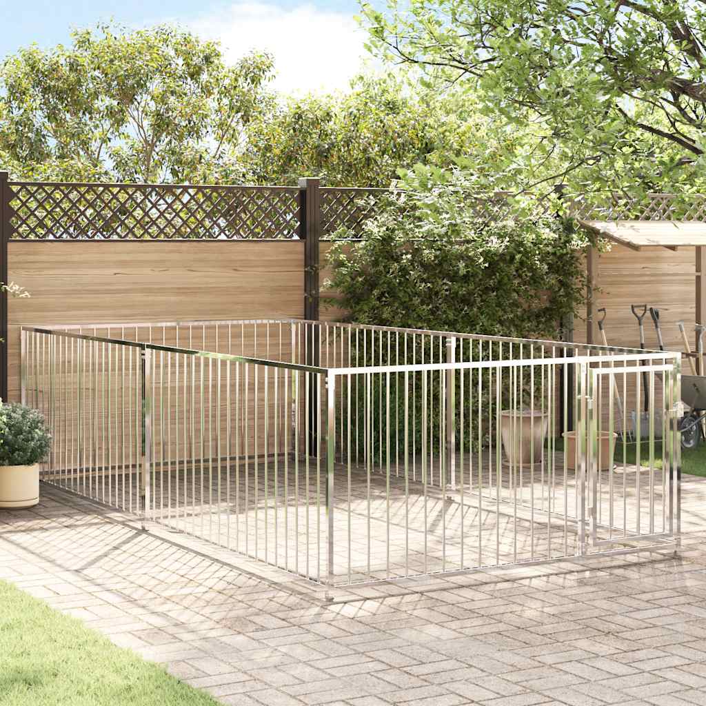Hondenkennel voor buiten 200x400x100 cm is nu te koop bij PeponiXL, paradijselijk wonen!