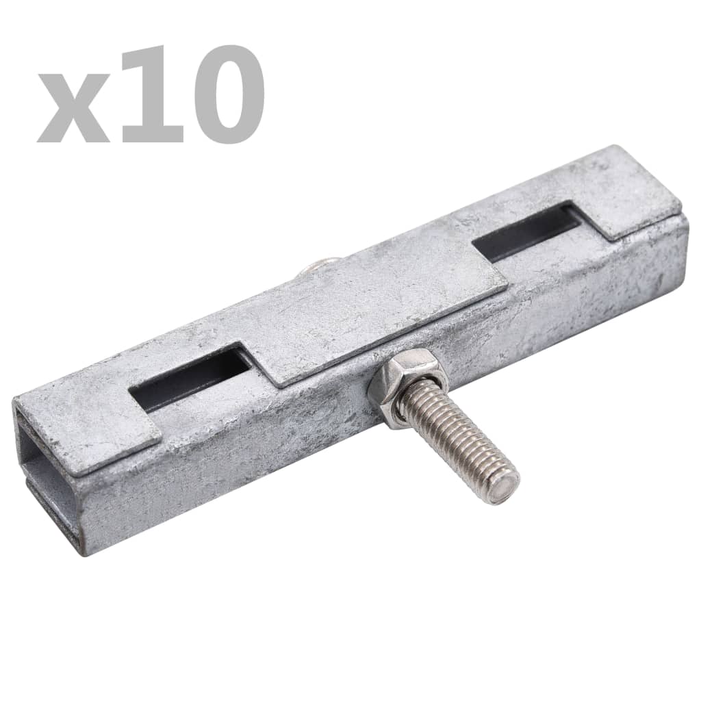 U-matverbinding 10 sets zilverkleurig is nu te koop bij PeponiXL, paradijselijk wonen!
