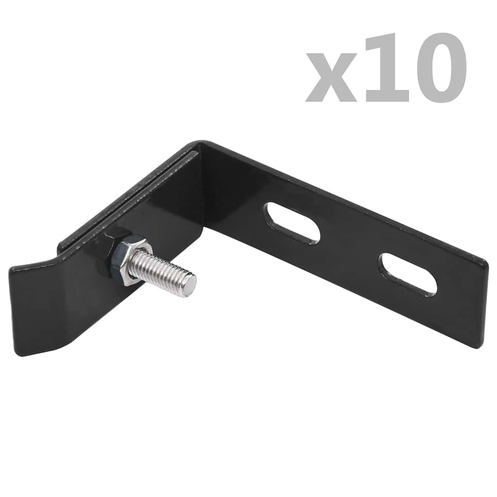 Wand hoekverbinding 10 sets antraciet is nu te koop bij PeponiXL, paradijselijk wonen!