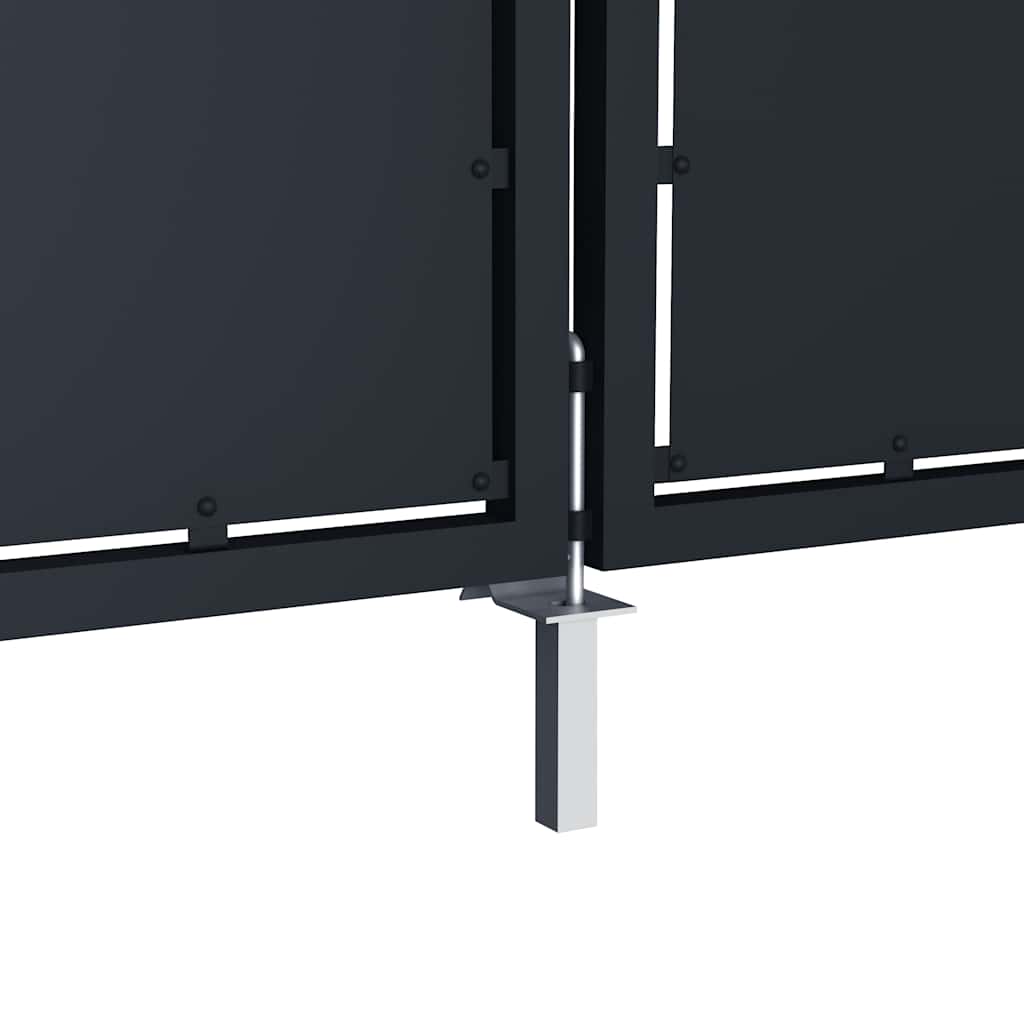 Tuinpoort staal 300x175 cm antraciet is nu te koop bij PeponiXL, paradijselijk wonen!