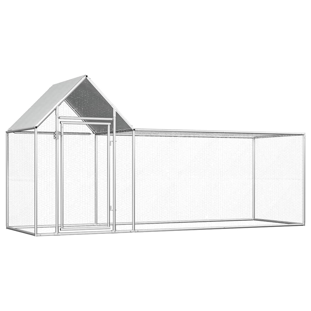 Kippenren 3x1x1,5 m gegalvaniseerd staal is nu te koop bij PeponiXL, paradijselijk wonen!