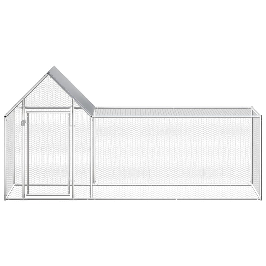 Kippenren 3x1x1,5 m gegalvaniseerd staal is nu te koop bij PeponiXL, paradijselijk wonen!