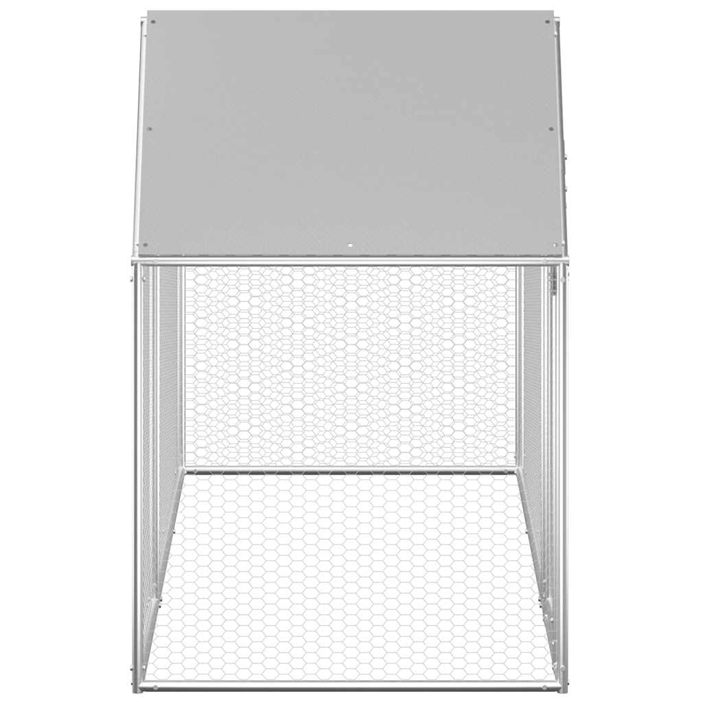 Kippenren 3x1x1,5 m gegalvaniseerd staal is nu te koop bij PeponiXL, paradijselijk wonen!