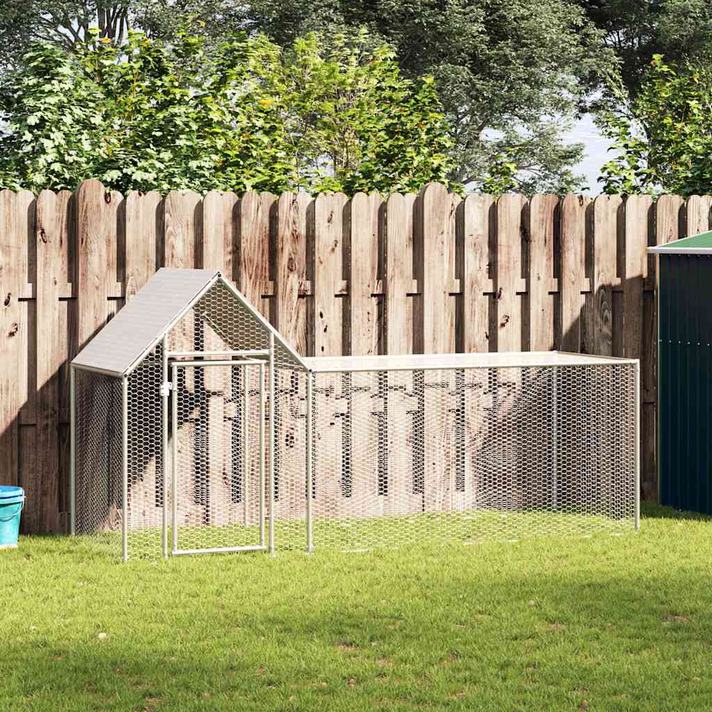 Kippenren 3x1x1,5 m gegalvaniseerd staal is nu te koop bij PeponiXL, paradijselijk wonen!