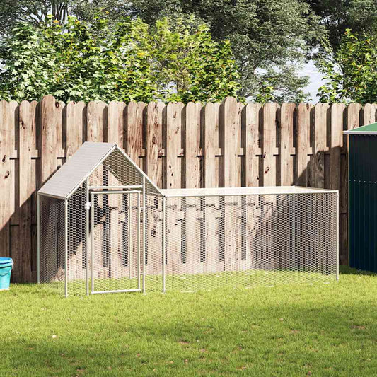 Kippenren 3x1x1,5 m gegalvaniseerd staal is nu te koop bij PeponiXL, paradijselijk wonen!