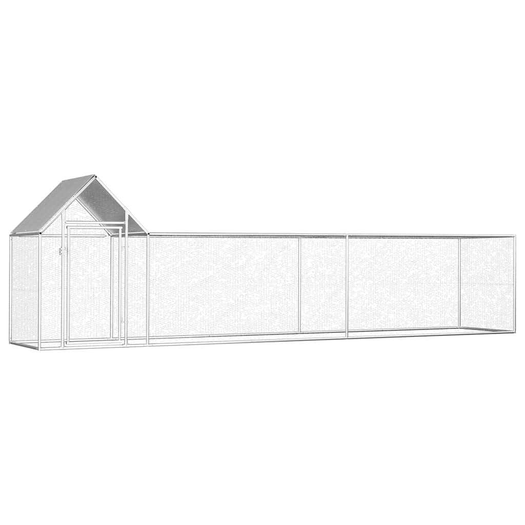 Kippenren 5x1x1,5 m gegalvaniseerd staal is nu te koop bij PeponiXL, paradijselijk wonen!