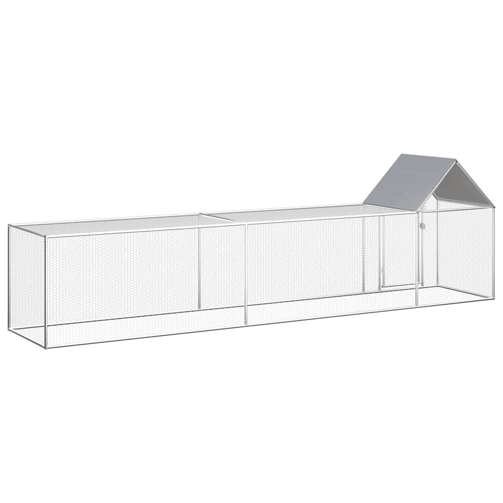 Kippenren 5x1x1,5 m gegalvaniseerd staal is nu te koop bij PeponiXL, paradijselijk wonen!