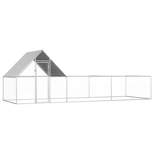 Kippenren 6x2x2 m gegalvaniseerd staal is nu te koop bij PeponiXL, paradijselijk wonen!