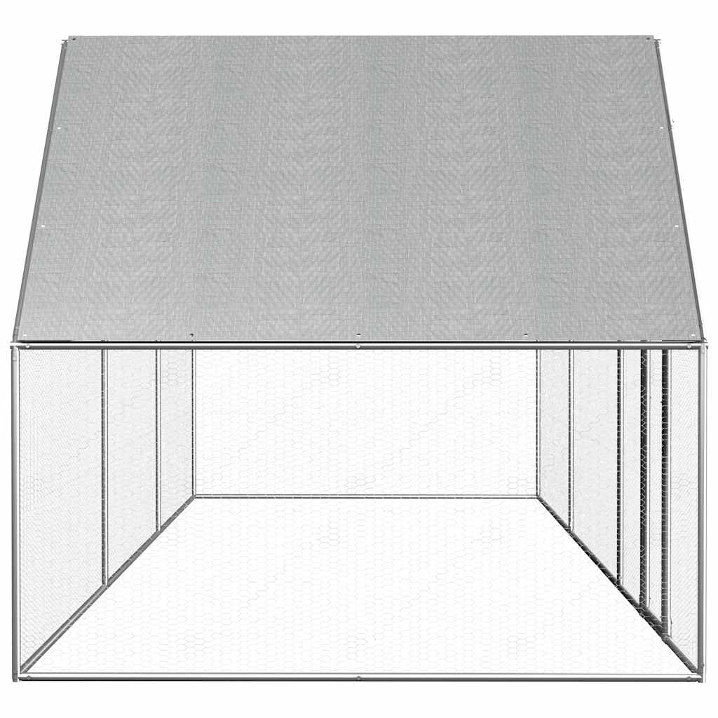 Kippenren 6x2x2 m gegalvaniseerd staal is nu te koop bij PeponiXL, paradijselijk wonen!