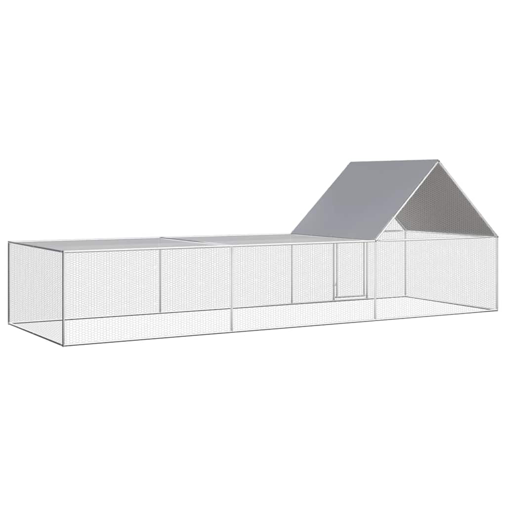Kippenren 6x2x2 m gegalvaniseerd staal is nu te koop bij PeponiXL, paradijselijk wonen!