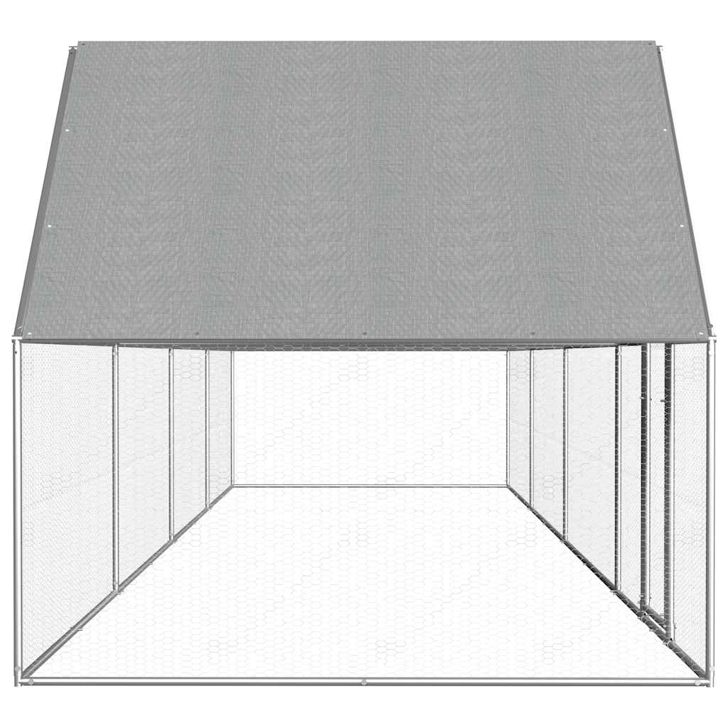 Kippenren 8x2x2 m gegalvaniseerd staal is nu te koop bij PeponiXL, paradijselijk wonen!