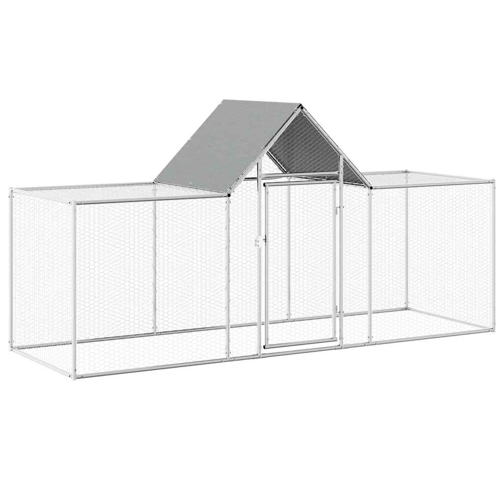 Kippenren 3x1x1,5 m gegalvaniseerd staal is nu te koop bij PeponiXL, paradijselijk wonen!