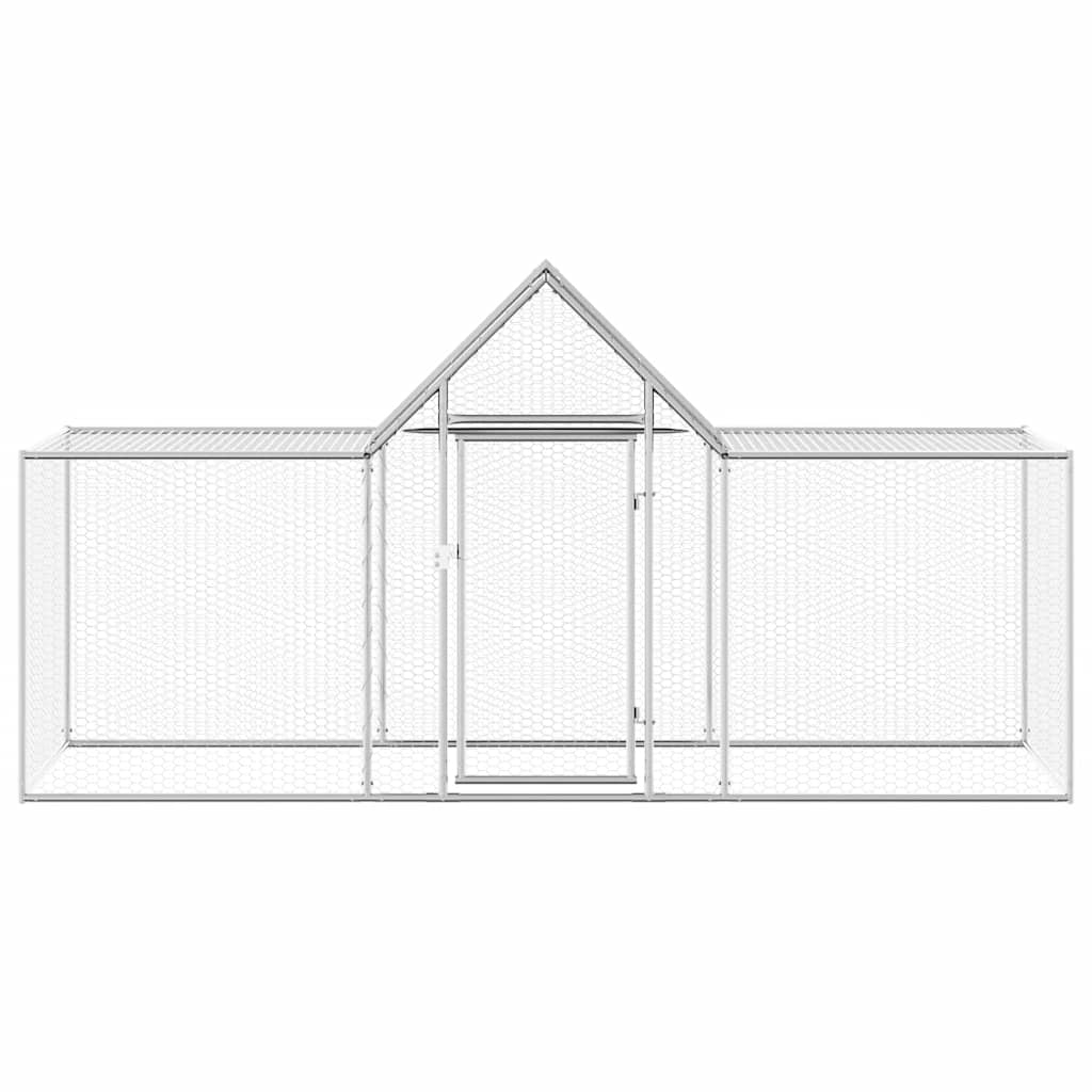 Kippenren 3x1x1,5 m gegalvaniseerd staal is nu te koop bij PeponiXL, paradijselijk wonen!