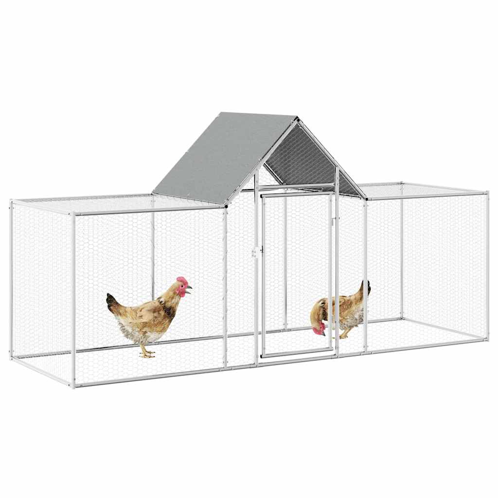 Kippenren 3x1x1,5 m gegalvaniseerd staal is nu te koop bij PeponiXL, paradijselijk wonen!