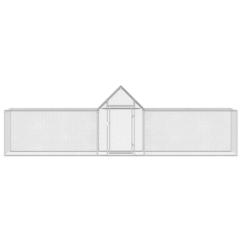 Kippenren 5x1x1,5 m gegalvaniseerd staal is nu te koop bij PeponiXL, paradijselijk wonen!