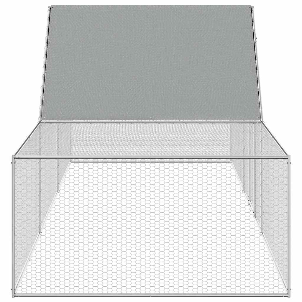 Kippenren 5x1x1,5 m gegalvaniseerd staal is nu te koop bij PeponiXL, paradijselijk wonen!
