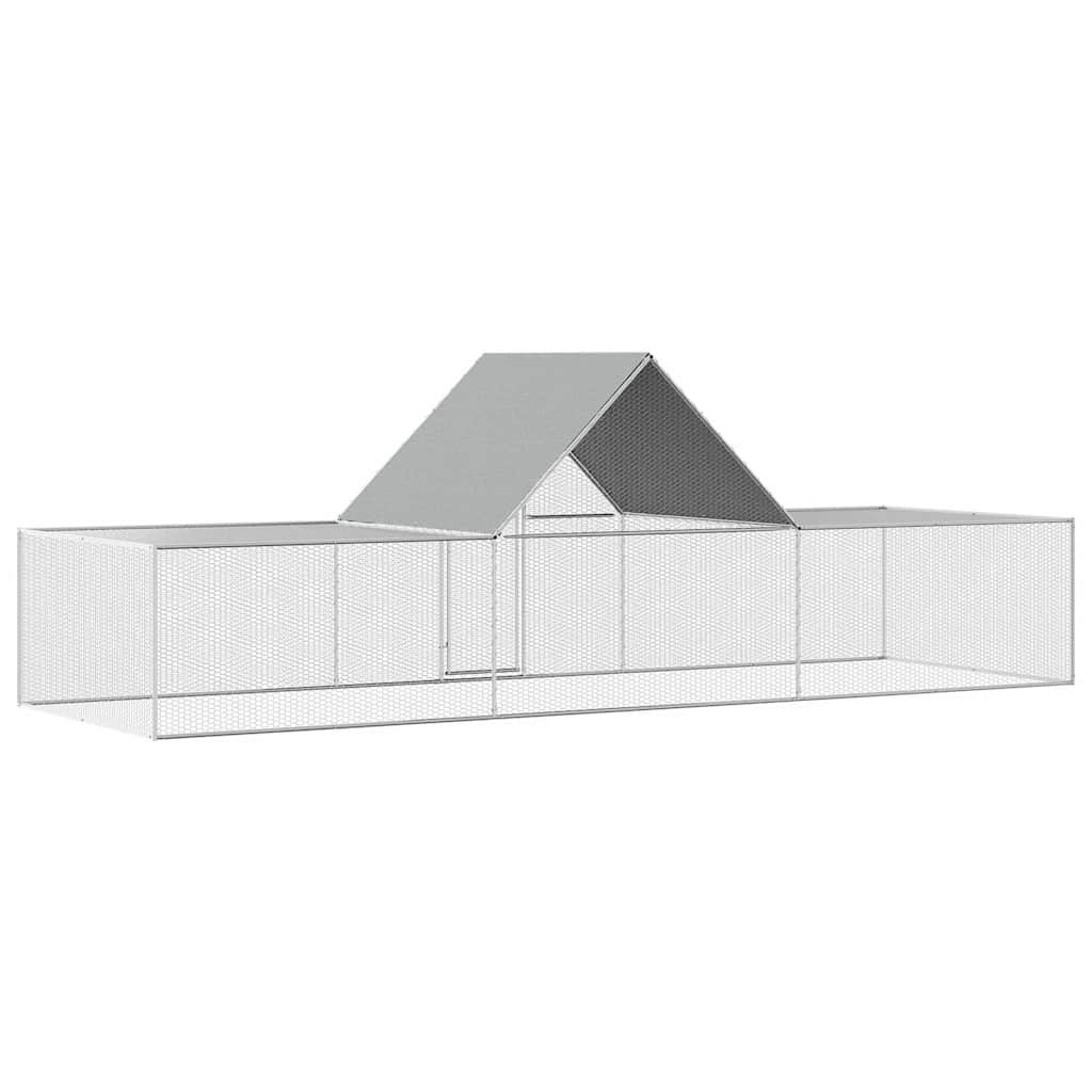 Kippenren 6x2x2 m gegalvaniseerd staal is nu te koop bij PeponiXL, paradijselijk wonen!