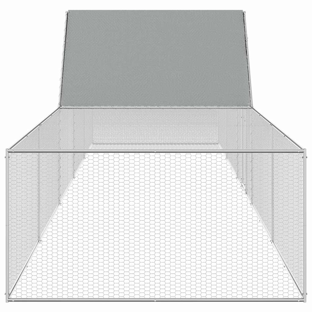 Kippenren 10x2x2 m gegalvaniseerd staal is nu te koop bij PeponiXL, paradijselijk wonen!
