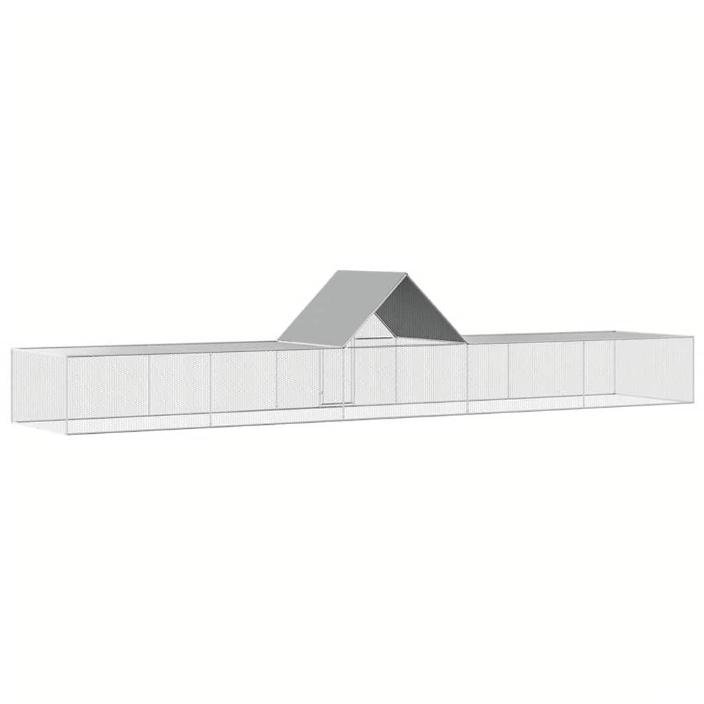 Kippenren 10x2x2 m gegalvaniseerd staal is nu te koop bij PeponiXL, paradijselijk wonen!