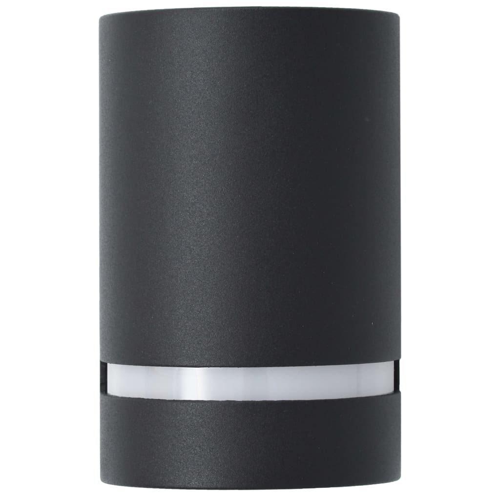 Buitenwandlampen 2 st 35 W halfrond zwart is nu te koop bij PeponiXL, paradijselijk wonen!