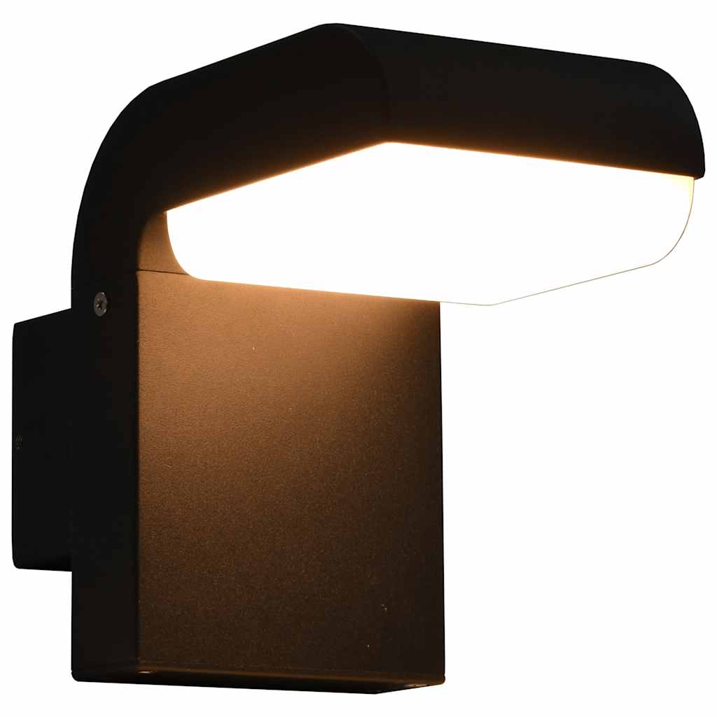 LED-buitenwandlamp 9 W ovaal zwart is nu te koop bij PeponiXL, paradijselijk wonen!