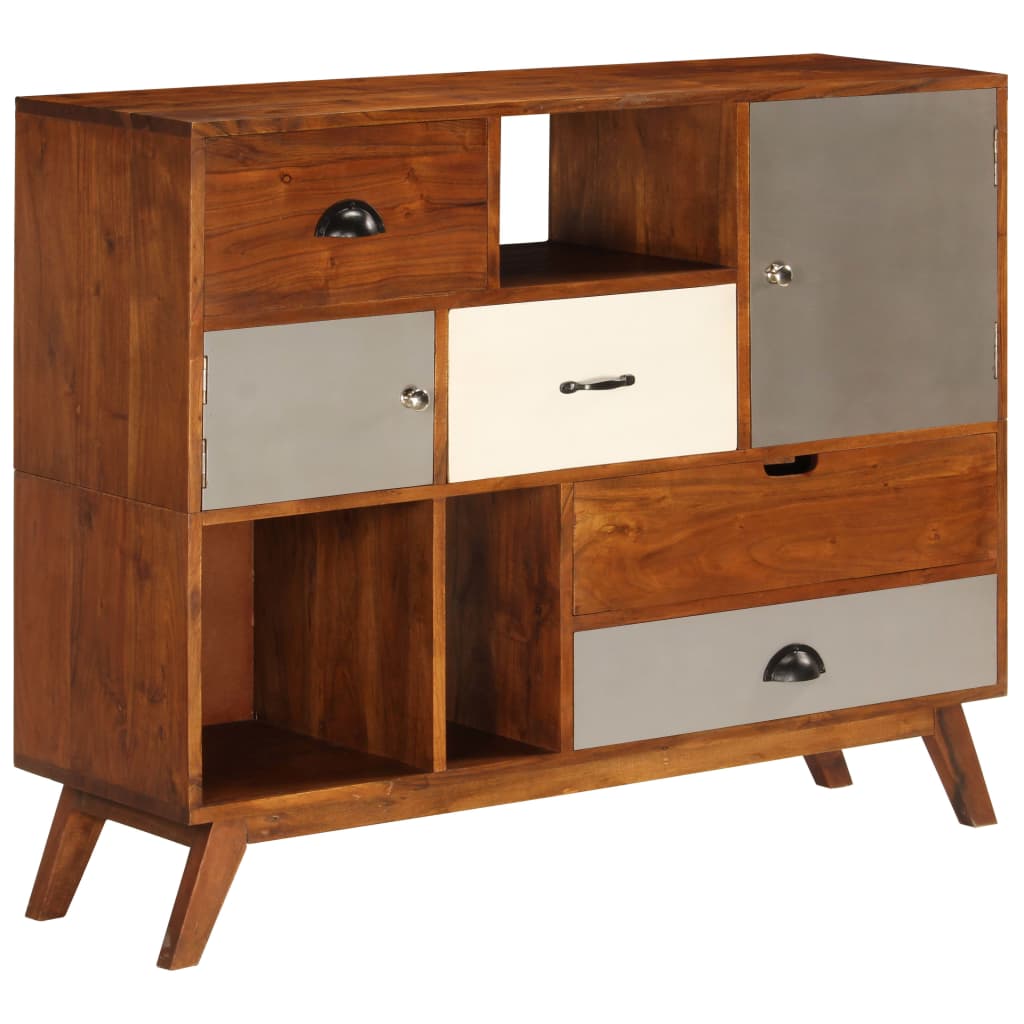 Dressoir 115x35x86 cm massief acaciahout is nu te koop bij PeponiXL, paradijselijk wonen!