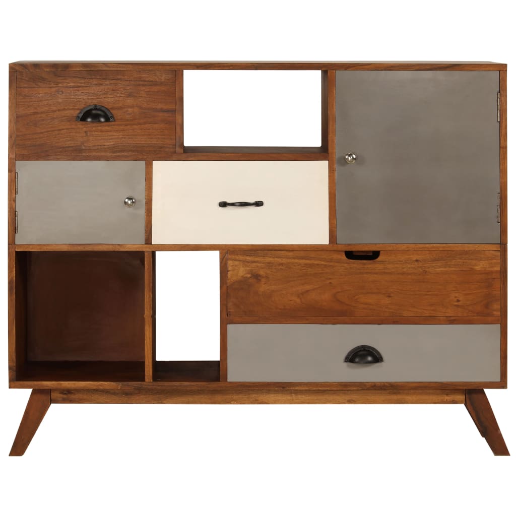Dressoir 115x35x86 cm massief acaciahout is nu te koop bij PeponiXL, paradijselijk wonen!