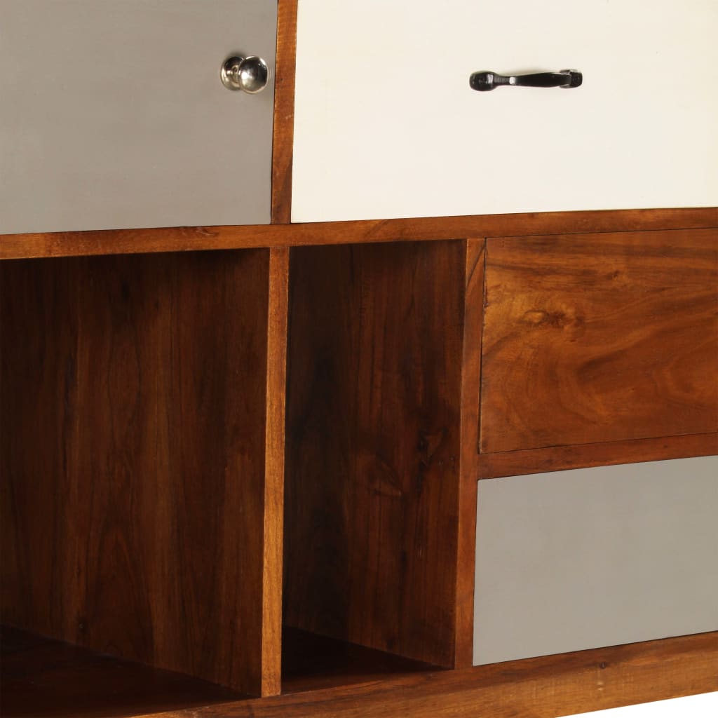 Dressoir 115x35x86 cm massief acaciahout is nu te koop bij PeponiXL, paradijselijk wonen!