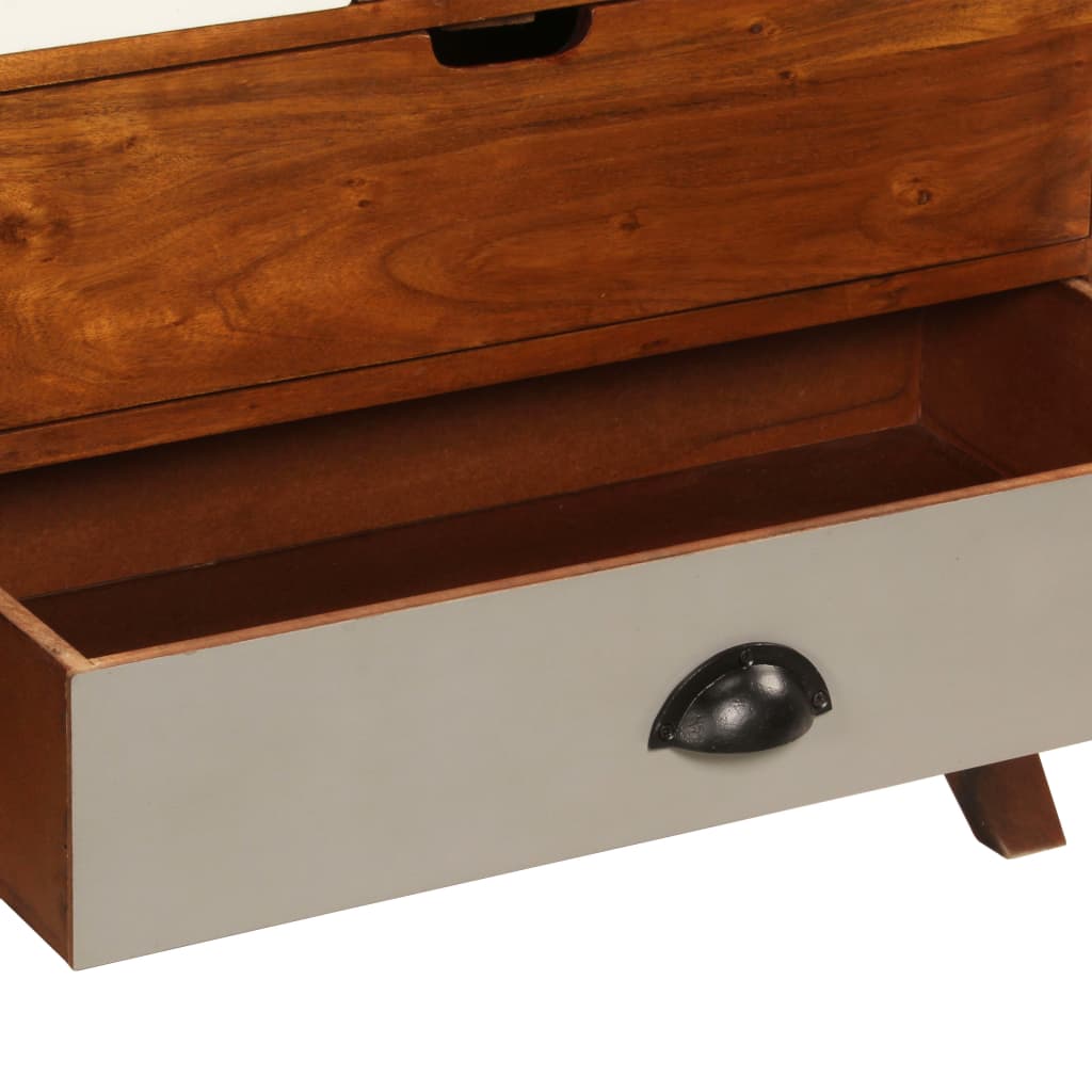 Dressoir 115x35x86 cm massief acaciahout is nu te koop bij PeponiXL, paradijselijk wonen!